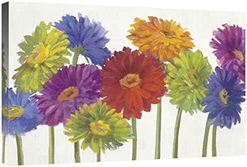 Global Gallery Carol Rowen, Colorful Gerbera Daisies' Giclee Stretched Canvas Artwork, 30 x 20"