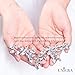 Venusvi Bride Wedding Crystal Hair Pins Rhinestone Bridal Hair Pieces Wedding Hair Accessories for Women and Girls (Pack of 2) (Silver)