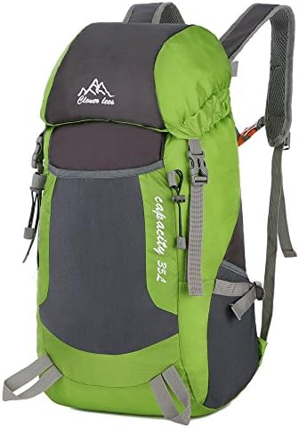 40L Foldable Lightweight Backpack LERMX Large Durable Water Resistant Packable Daypack for Travel Hiking Camping (Green)