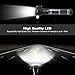 Gesentur Multi-function LED Tactical Flashlight ,Handheld Flashlight , Solar LED Camping Torch lamp ,Excellent for Car Travel ,Camping Safety,Self-protection or Emergency