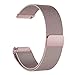 DEKER for Fitbit Versa Bands Women Men Small Large, Breathable Milanese Loop Stainless Steel Magnetic Closure Clasp Replacement Metal Strap Bracelet Adjustable Wristbands for Fitbit Versa Smartwatch