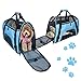 PPOGOO Pet Travel Carriers Soft Sided Portable Bags for Dogs and Cats Airline Approved Dog Carrier 20.9