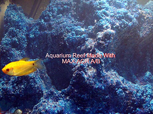 Aquarium Safe Epoxy Resin - MAX ACR A/B Coating, Casting, Adhesive, Fiberglassing Resin for Making Plywood Aquarium & Terrarium -Wood Sealant, Concrete Coating for Koi Ponds, Fresh Or Saltwater Safe