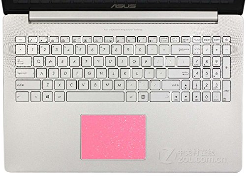 BingoBuy 5-packs Customized Free Cut Trackpad Touchpad Area Decorative Cover Skin Protector Sticker for 15.6'' Asus Zenbook UX501VW UX501JW UX501 (shimmery pink)