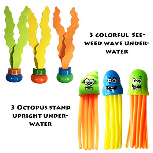 Fayoo Diving Pool Toys Sinking Underwater Summer Jumbo Pool Toy Gift Set Bundle for Kids