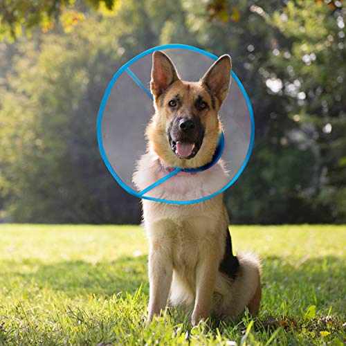 image for IN HAND Adjustable Pet Recovery Collar Comfy Cat Cone, US Patented Pro