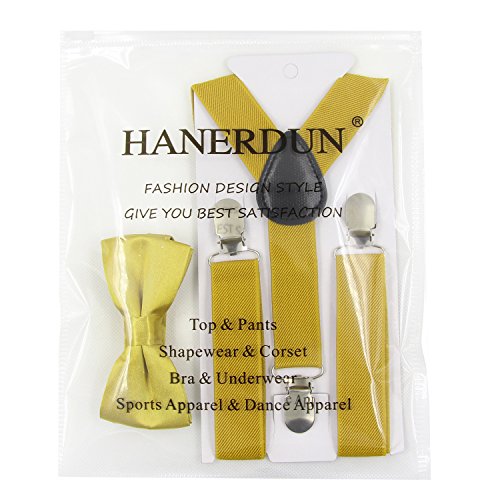 5 Hanerdun+Suspender+Bowtie+Adjustable+Girls