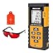 Laser Measure,196ft Laser Tape Measure with Target Plate & Enhancing Glasses, Laser Measuring Device with Pythagorean Mode, Measure Distance, Area, Volume Calculatio