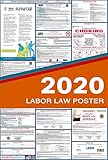 2019 Illinois Labor Law Posters (Laminated) All-in-One State and Federal Approved, OSHA Compliant Vertical 27