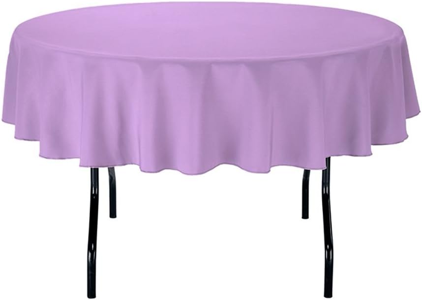 Gee Di Moda Tablecloth - 70" Inch Round Tablecloths for Circular Table Cover in Caribbean Washable Polyester - Great for Buffet Table, Parties, Holiday Dinner & More: Home & Kitchen