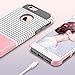 ULAK iPhone 6s Case, iPhone 6 Case, Colorful Slim Shockproof Protective Hybrid Hard PC Back Soft TPU Bumper Cover Girls Men Women Boys Case for iPhone 6S/6 (4.7 Inch) (Grey/Minimal Stripes)