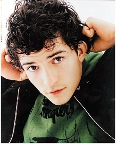 Orlando Bloom Head Shot With Hands Behind Ears 8 X 10 Inch Photo