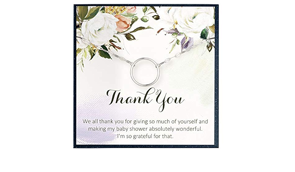 thank you for throwing me a baby shower