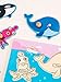 ROBOTIME Wooden Marine Animal Peg Puzzle Board Baby Shape & Color Recognition Toys for 1 2 3 Years(5pc)