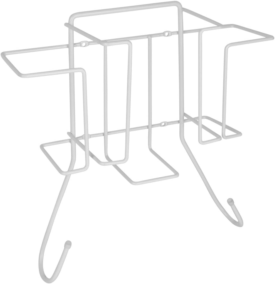 Evelots Ironing Board Holder-Over Door/No Tool or Wall Mount-Iron/Bottle Baskets: Home & Kitchen