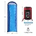 SEMOO Envelope Sleeping Bag - Lightweight Portable, Water Resistant, Comfort with Compression Sack Temp Rating 23F/-5C - Great for 3 Season Traveling,Backpacking, Camping, Hiking