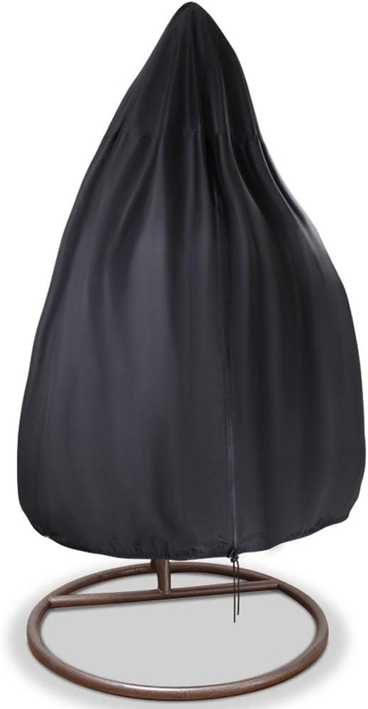 Patio Hanging Egg Chair Cover, Waterproof Windproof Anti-UV for Outdoor Swing (75”H x 45”W)