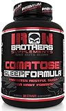 Natural Sleep Aid Formula - Non Habit Forming Supplement Sleeping Pills with Melatonin, Valerian Root, Gaba, Chamomile, L-Tryptophan - Herbal - High Quality - 60 Veggie Caps - Made In USA