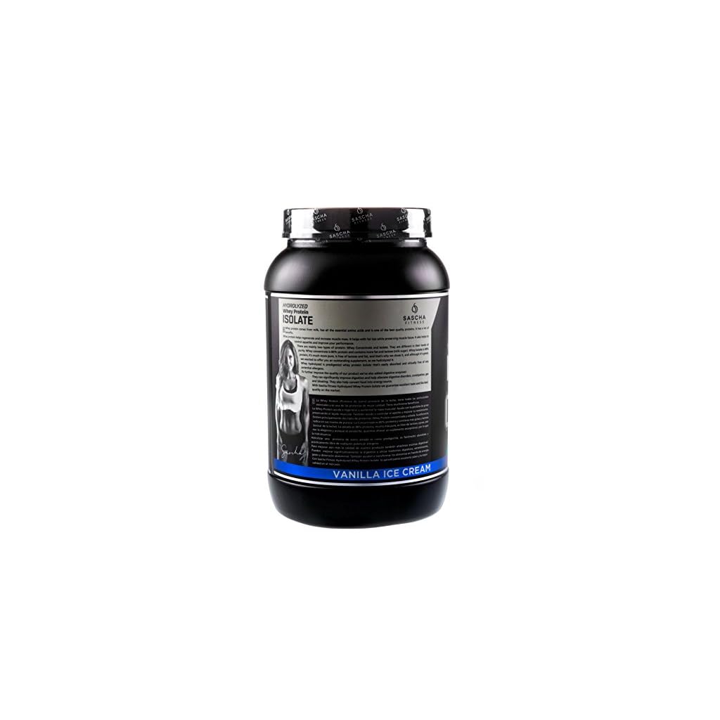 Sascha Fitness Hydrolyzed Whey Protein Isolate,100 GrassFed (2 Pounds