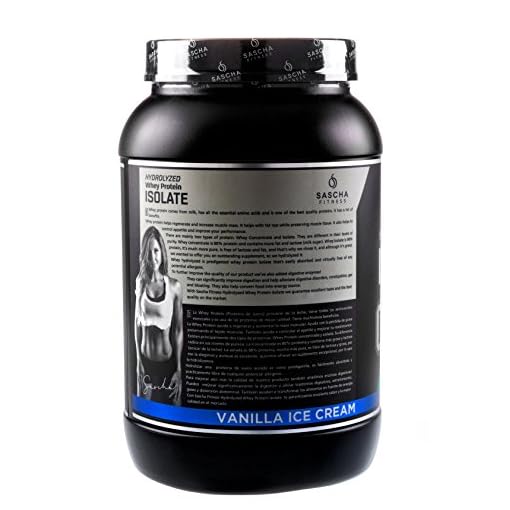 SASCHA FITNESS Hydrolyzed Whey Protein Isolate,100% Grass-Fed (2 Pounds, Vanilla ) - Image 5