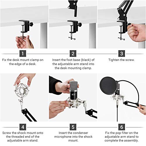 5 TONOR+Professional+Microphone+Podcasting+Broadcasting