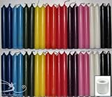 (4) Sets of 10 Spell Candles (40 Candles) & (1) White Ceramic Mini Candle Holder- One Shipping Charge!