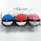 Bath Bomb Set–3 Pokeball Surprise Bombs XL 6.5 oz each-The Island Bath & Body-Made In USA– Shea & Cocoa Butter