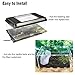 Reptile Tank Heating Pad - USB Reptile Under Tank Heat Mat Waterproof Terrarium Heater Reptile Heated Pad for Lizard, Gecko, Bearded Dragon, Chameleon, Corn Snake, Spider, Hermit Crab S