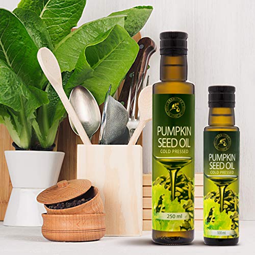Pompoen Pitolie 100ml - 100% Natuurlijke Spijsolie in Lichtbescherming - Oostenrijk Olie voor de Keuken - Saladesaus… - Afbeelding 4