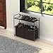 Simple Houseware 3-Tier Closet Storage with 2 Drawers, Brown