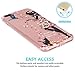 iPhone 7 plus Case, JAHOLAN Beautiful Clear TPU Soft Case Rubber Silicone Skin Cover for iPhone 7 plus 2016 Release - Flower Pretty Girl