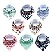 Premium Bandana Bibs for Boys Extra Soft - 8-Pack Baby Boy Drool Bib for Drooling and Teething, Natural Cotton, Hypoallergenic, Organic, Super Absorbent, Bandanas for Infant Boys Girls Toddler, Unisex