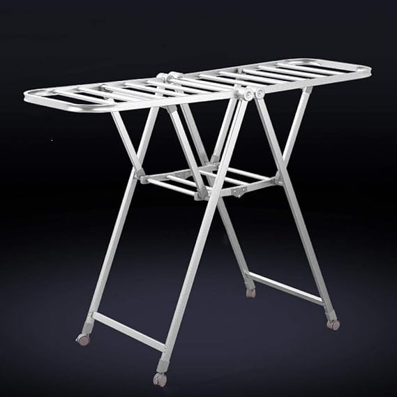 blessvt Tendedero Ropa, Rejilla De Secado Alta, Rejilla para Ropa con