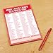Knock Knock Why I Must Have Sex with You Checklist Note Pad, 6 x 9-inches