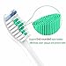 Guhiwuk Toothbrush Heads Replacement for Philips Sonicare E-Series HX7001, Fit Sonicare Advance, CleanCare, Elite, Essence and Xtreme Electric Toothbrush Handles 4 Count