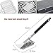 VOTECOM Grill Brush Scraper - Bristle Free Rust Resistant Stainless Steel BBQ Grill Cleaner Safe Porcelain, Ceramic, Steel, Iron