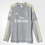 Adidas Real Madrid CF Away Long Sleeve Jersey-GREY