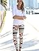 OVERMAL Women Seamless Imitation Skinny Geometric Print Stretchy Pants Leggings (ASIA XL = US 10)