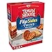 Town House Pretzel Flipsides Crackers, Baked Snack Crackers, Party Snacks, Sea Salt, 10oz Box (1 Box)