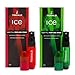 Ice Atomizer Travalo Christmas Holiday Special Combo, Red-Green, 2 Piece