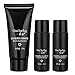 Blackhead Removal LuckyFine Face Nose Mask Blackhead Acne Removal Activated Carbon 3 Steps Set