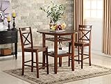 ACME Furniture 72535 Tartys Counter Height Table, Cherry