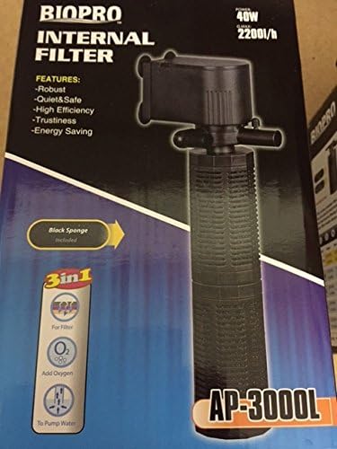 AP-3000L, 2200L/H, BioPro INTERNAL UNDERWATER AQUARIUM FISH TANK WATER FILTER PUMP UK PLUG FREE P&P
