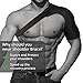NIUS Shoulder Stability Brace - Rotator Cuff Compression Support, Injury Prevention Stabilizer Sleeve - Immobilizer for Dislocated AC Joint, Shoulder Brace for Men, Women, Left, Right Arm