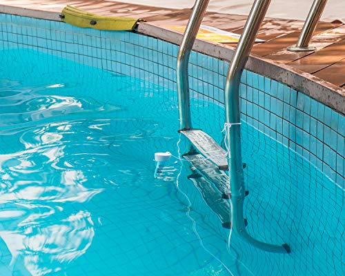 Floating Pool Thermometer,Thermometers with String Large Floating,for Outdoor & Indoor Swimming Pools, Spas, Hot Tubs, Jacuzzis & Aquariums and Fish Pond Pool Thermometer Floating Easy Read