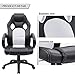 Furmax High Back Office Gaming Chair Computer Desk Chair,Ergonomic Adjustable Racing Chair,Task Swivel Executive Chair with Lumbar Support (White)