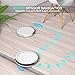 Costway Robot Vacuum, Smart 2000Pa Strong Suction Cleaner, App Controls & WiFi-Connected, HEPA Filter, Super Quiet Self-Charging Robotic Vacuum Cleaner for Pet Hair, Hard Floor & Thin Carpetthumb 3