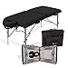 EARTHLITE Portable Massage Table LUNA - Ultra-Lightweight, Patented Aluminum Reiki Frame incl. Flex-Rest Face Cradle & Carry Case (29lb)