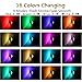 AFSEMOS 10W RGB LED Flood Lights, Outdoor Color Changing LED Security Light, 16 Colors & 4 Modes with Remote Control, Waterproof LED Floodlight, US 3-Plug, Wall Washer Light