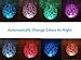 Solar Colorful Flower Petal Ball Lights, Solar Power Multi-Color Color Changing LED Mosaic Glass Ball Decorative Garden Lamp